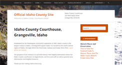 Desktop Screenshot of idahocounty.org